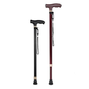 Mobility Led Light Walk Cane Aluminium Metal Crutches