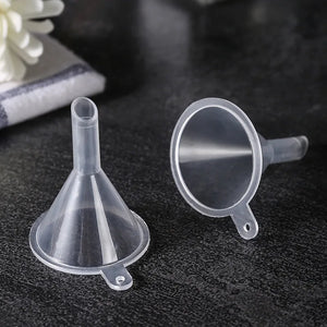 10PCS Mini Plastic Funnel