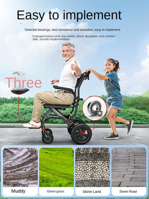 Wheelchair folding lightweight