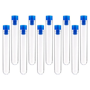 50 Pcs Glass Test Tube Lab Tubes Vials