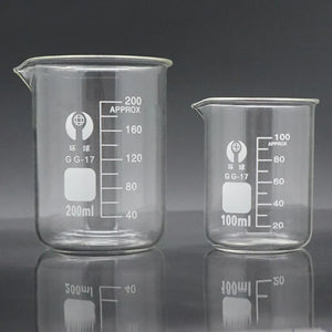 Chemistry Lab Heavy Wall Heat-resist Scaled Measuring Cup