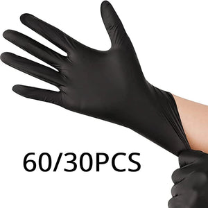 Black Nitrile Disposable Gloves