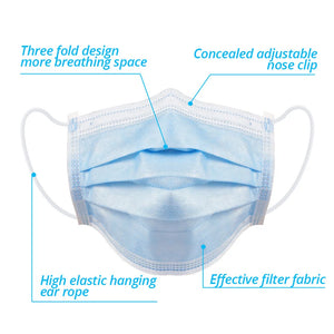 10-200pcs Disposable Mask Medical Surgical Face Masks