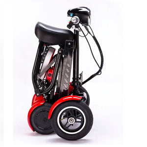 Foldable Travel 4Wheel Electric Scooter Convenient For Elderly Travel Mobility Scooter