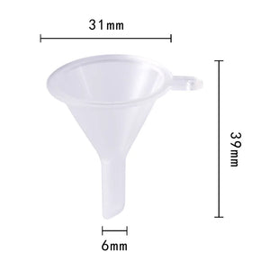 10PCS Mini Plastic Funnel