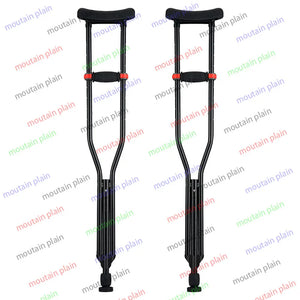 Aluminum Alloy Axillary Crutch Non-Slip Double Crutches