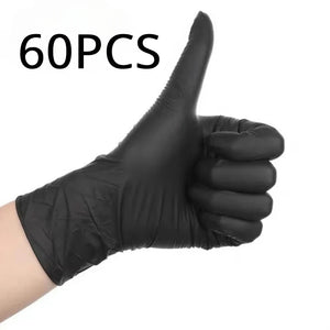 Black Nitrile Disposable Gloves